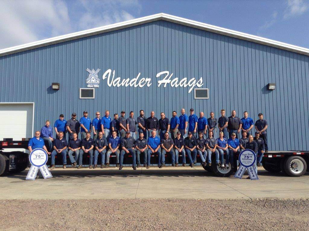 Vander Haag's sales representative assisting a customer